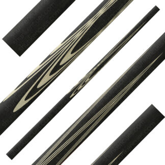 Tulip 5p long plaited black white