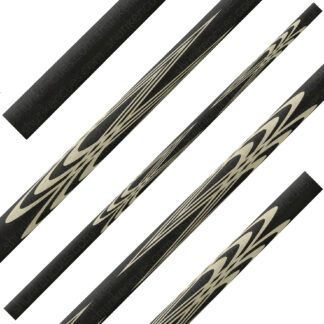 Tulip 5p specular plaited black white